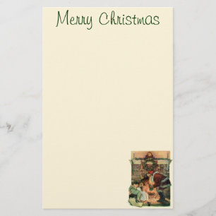 Papelaria Natal Antigo, Papai Noel Vitoriano Crianças