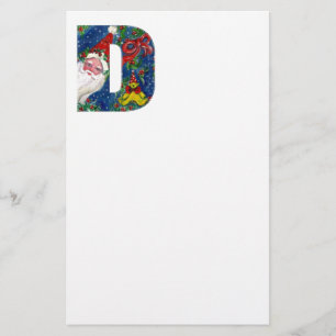 PAPELARIA NATAL D LETTER / SANTA CLAUS COM BORRACHA VERMELHA