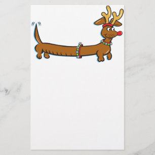 Papelaria Natal Dachshund