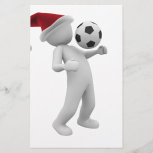 Papelaria natal de futebol