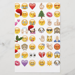 Papelaria natal emojis