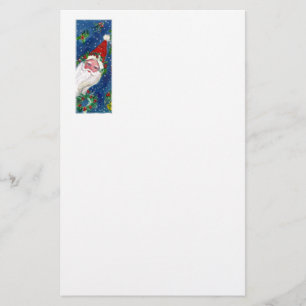 PAPELARIA NATAL QUE EU ROTULO/PAPAI NOEL COM FITA VERMELHA