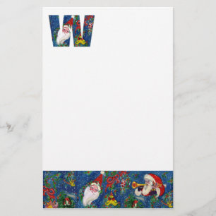 PAPELARIA NATAL W CARTA/SANTA CLAUS COM BORRACHA VERMELHA