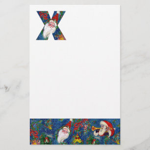 PAPELARIA NATAL X CARTA/SANTA CLAUS COM BORRACHA VERMELHA