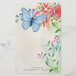 Papelaria Natureza floral bonita