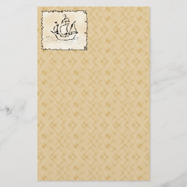 Papelaria Navio pirata. (Frente)