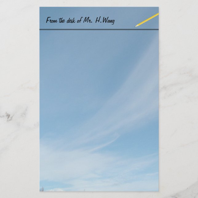 Papelaria Negócios, escola, papel de carta de escritório (Frente)