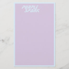 Papelaria Negócios Pequenos Azul Roxo