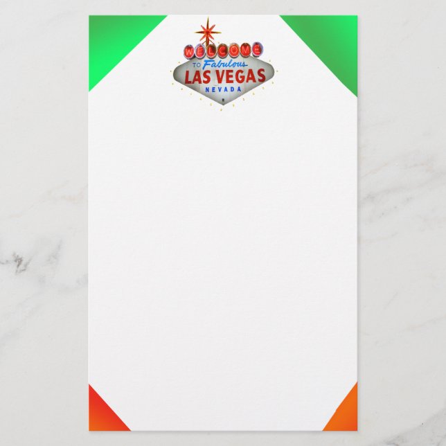 Papelaria Neon Vegas Stationery (Frente)