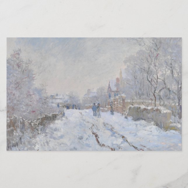 Papelaria Neve na Argentina (por Claude Monet) (Frente)