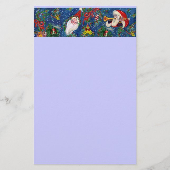 PAPELARIA NOITE DE NATAL MUSICAL / PAPAIS NOEIS COM BRINQUED (Frente)