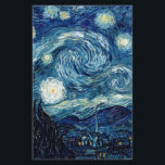 Papelaria Noite estrelado por Vincent van Gogh<br><div class="desc">Noite estrelado por Vincent van Gogh</div>