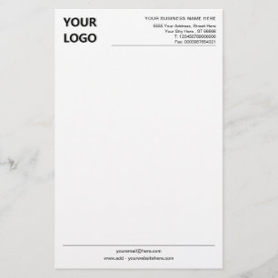 Papelaria Nome do logotipo comercial personalizado Gabinete 