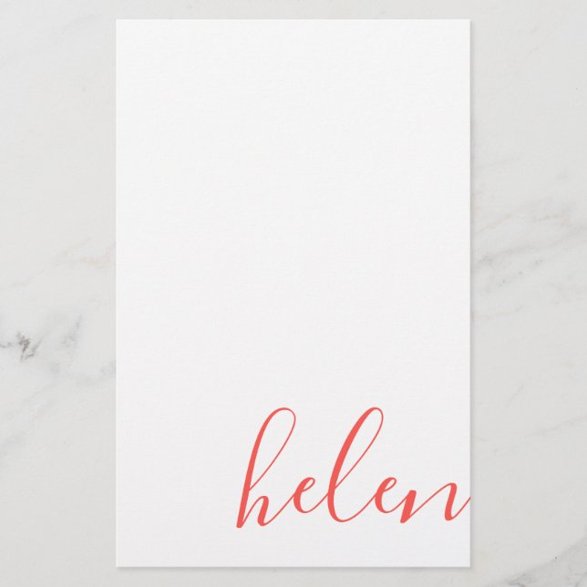 Papelaria Nome do Script (Frente)