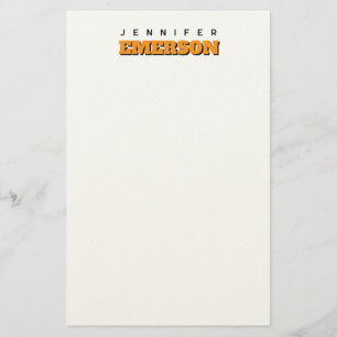 Papelaria Nome moderno minimalista profissional simples