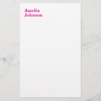 Nome Rosa Moderno Minimalista Profissional