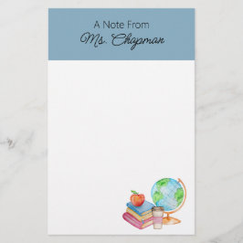 Papelaria Notas de Professores Escolares