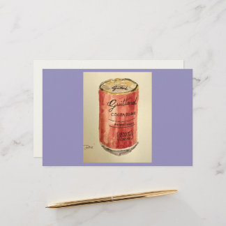 Papelaria Notecard Flat de cacau