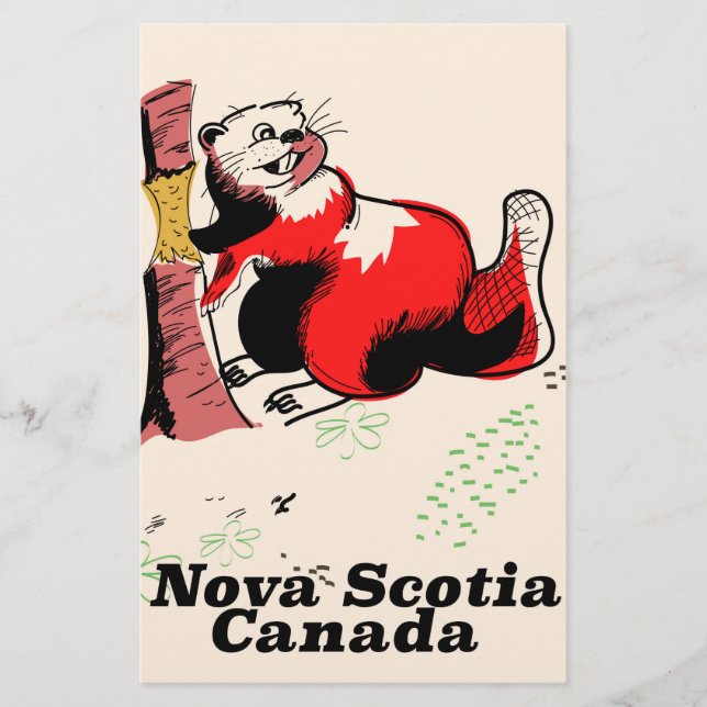 Papelaria Nova Scotia canadá (Frente)