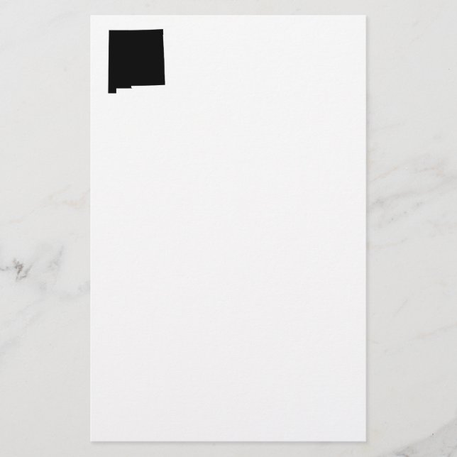 Papelaria Novo México em Preto e Branco (Frente)