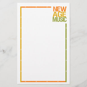 Papelaria Novo papel de carta de Música Idade, personalizáve