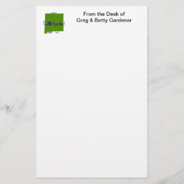 Papelaria Novo Texto de Foto do Mapa do México