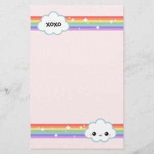 Papelaria Nuvens de Kawaii