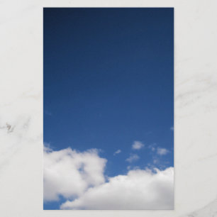 Papelaria Nuvens e Papel de Carta Azul