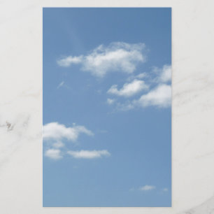 Papelaria Nuvens Sabedoras Céu Azul Pó