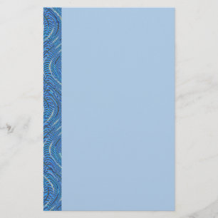 Papelaria o azul acena a beira