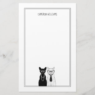 Papelaria O casal do gato   adiciona seu nome