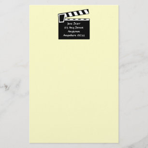 Papelaria O conselho de Clapperboard da ardósia do filme