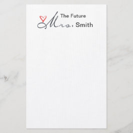 Papelaria O futuro, Sra. - personalize o seu próprio!
