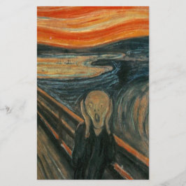 Papelaria O gritar - Edvard Munch. Arte finala da pintura