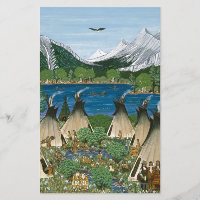 Papelaria O Lago Nez Perce ~ Wallowa (Frente)