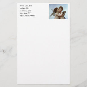 Papelaria O L'Amour de Bouguereau e a psique, enfants (Cupid