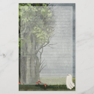 Papelaria O Limite - Papel de Carta Ilustrado com Fantasminh