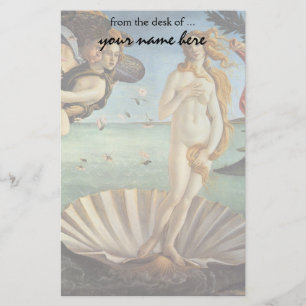Papelaria O Nascimento de Vênus por Sandro Botticelli