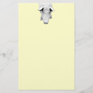 Papelaria O porco em preto e branco