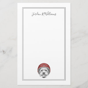 Papelaria O temerário do yorkshire terrier   adiciona seu