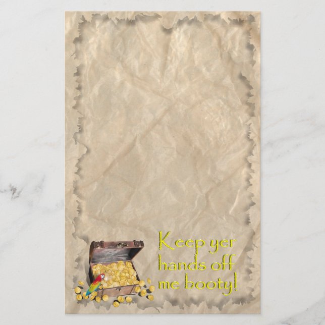 Papelaria O tesouro de um pirata (Frente)