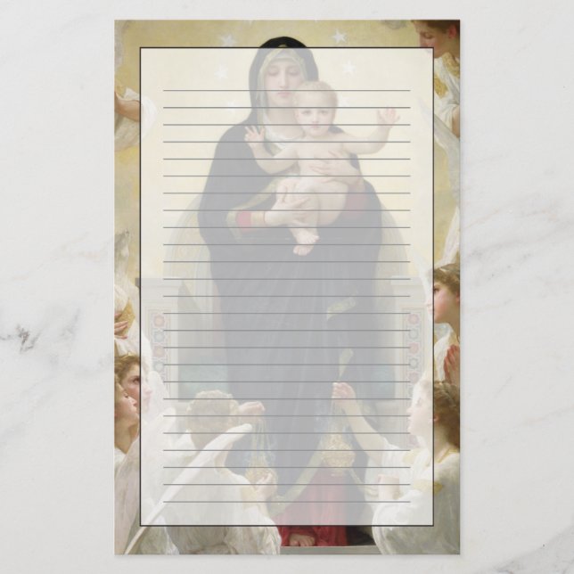 Papelaria O Virgin com Anjo, 1900 (Frente)