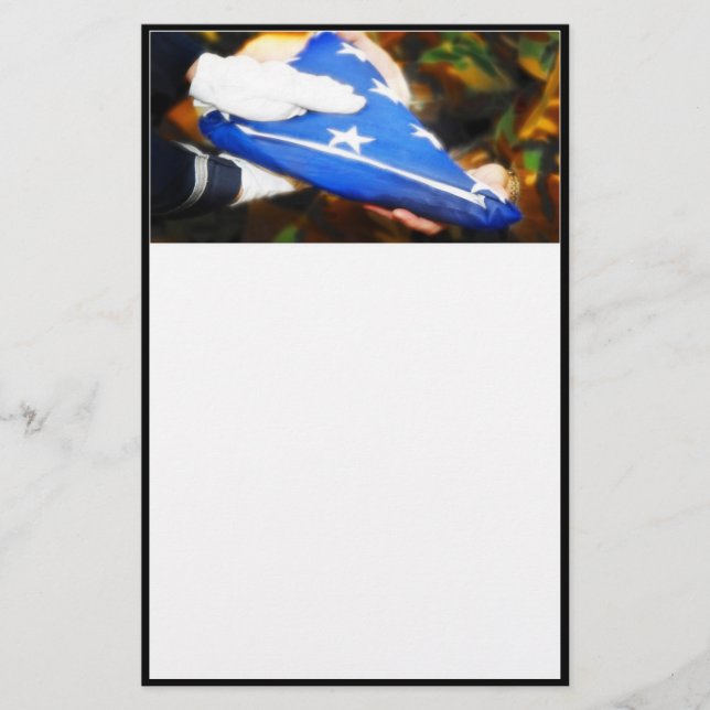 Papelaria Obrigado pelo seu serviço (Frente)