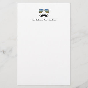 Papelaria Óculos de sol retros engraçados com Moustache