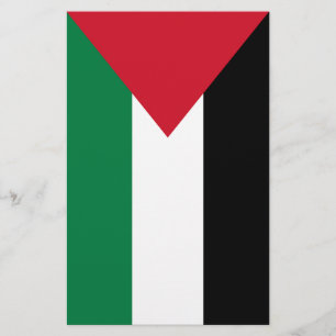Papelaria oficialmente pavilhão do Estado da Palestina