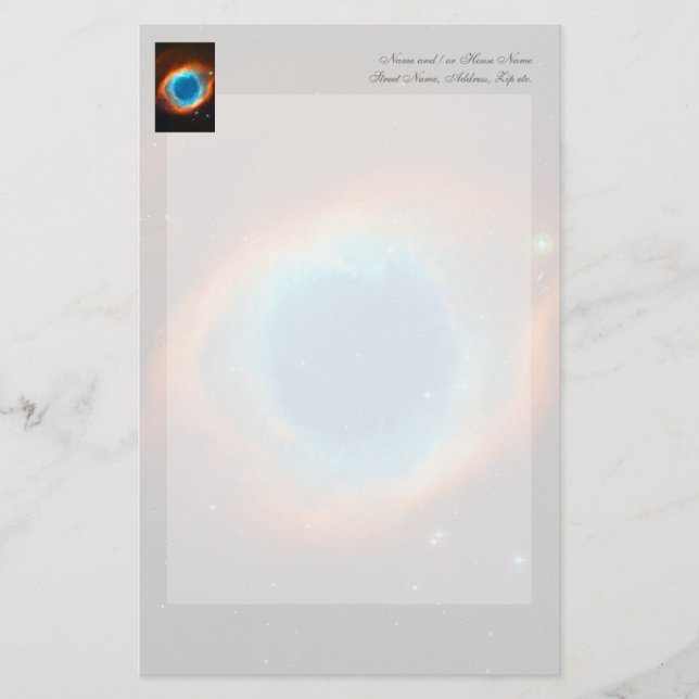 Papelaria Olho da nebulosa da hélice aka do deus (Frente)