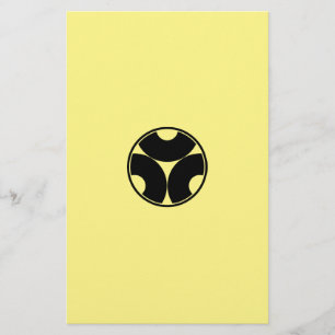 Papelaria Olho de cobra trissecado em círculo de linha, pape
