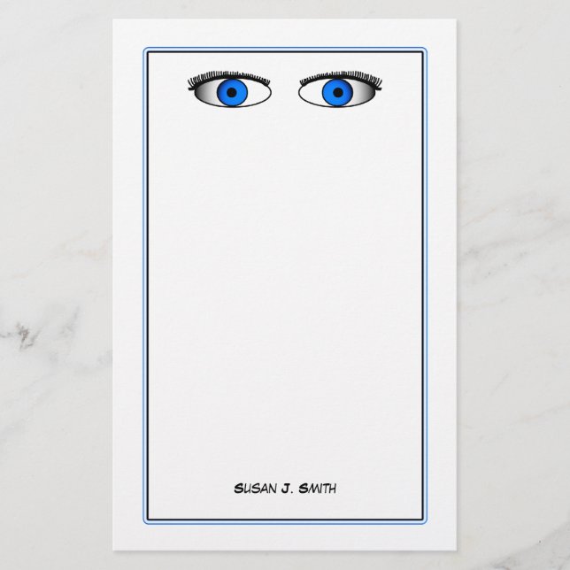 Papelaria Olhos Azuis (Frente)