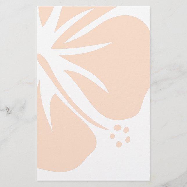 Papelaria Orange Hibiscus (Frente)