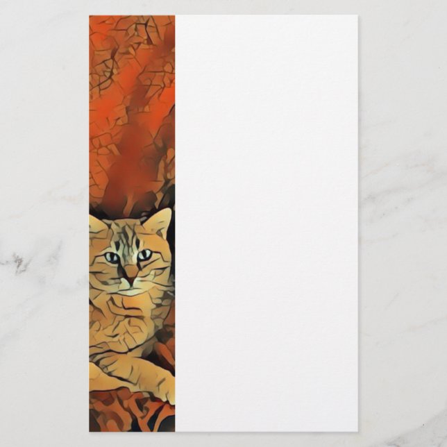 Papelaria Orange Tabby (Frente)